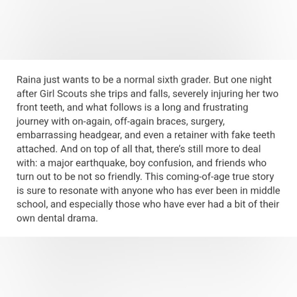 "Smile" by Raina Telgemeier, A Graphic Novel for Tweens - Picture 10 of 12